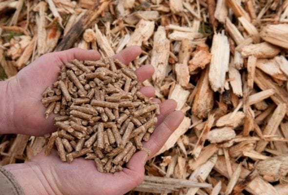 Wood Pellet Stockpile